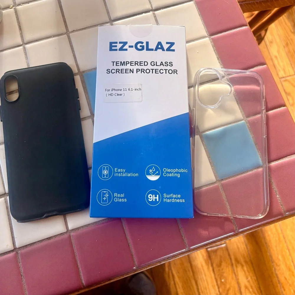 iPhone Glass Protectors & Cases Bundle